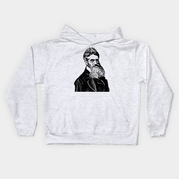 JOHN BROWN Kids Hoodie by truthtopower